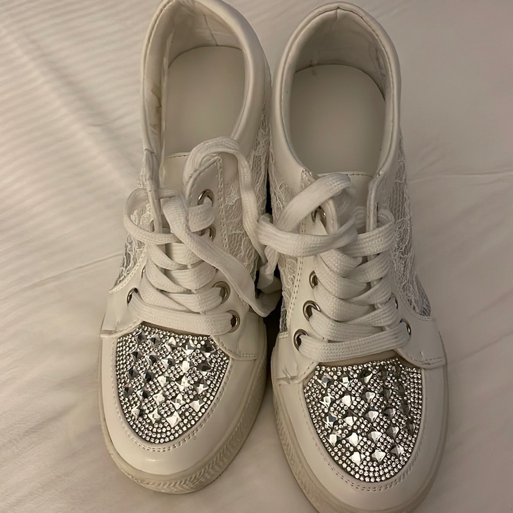 Bridal tennis shoes!
